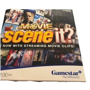 Movie Scene It? Now With Streaming Movie Clips 2022 Game Used 100% Complete